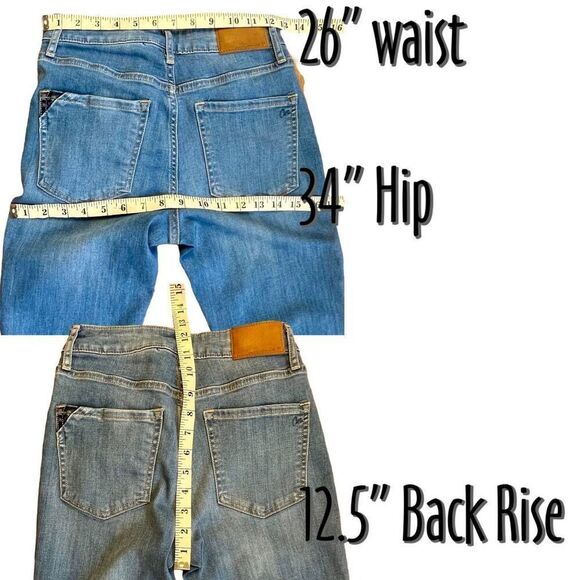 American Rag Cie Cropped Flare Jeans Sz 5 - Picture 8 of 10